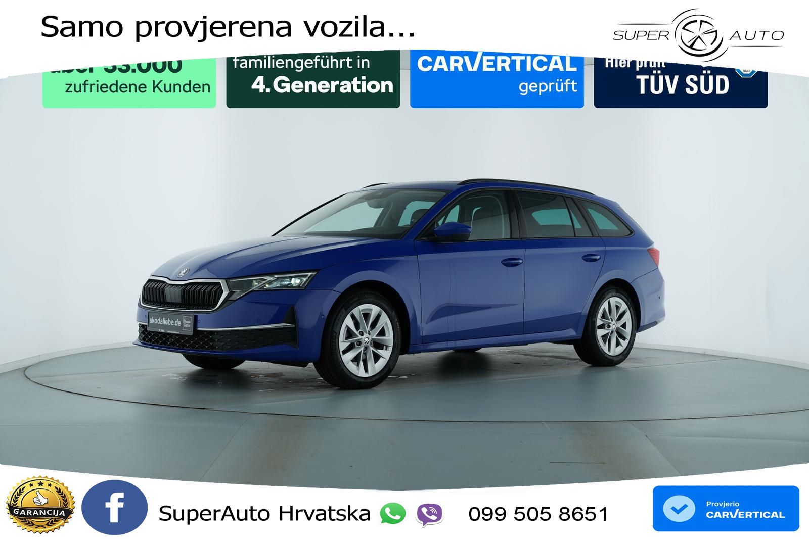 Škoda Octavia Combi 2.0 TDI (150 KS) DSG Selection MATRIX+GR SJED+KAM