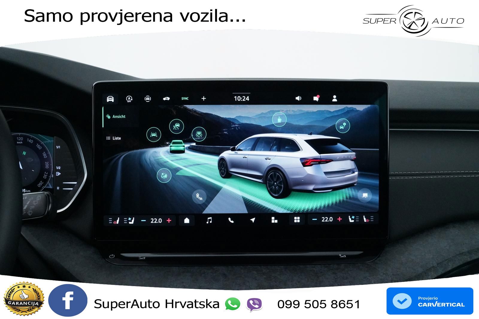 Škoda Octavia Combi 2.0 TDI (150 KS) DSG Selection MATRIX+GR SJED+KAM