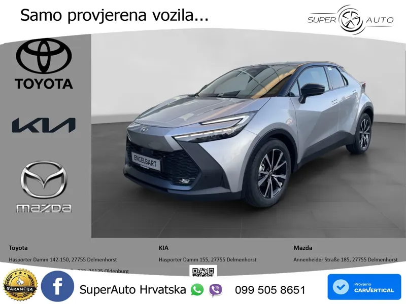 Toyota C-HR 1.8 (140 KS) Hybrid e-CVT Teamplayer LED+GR SJED+ACC