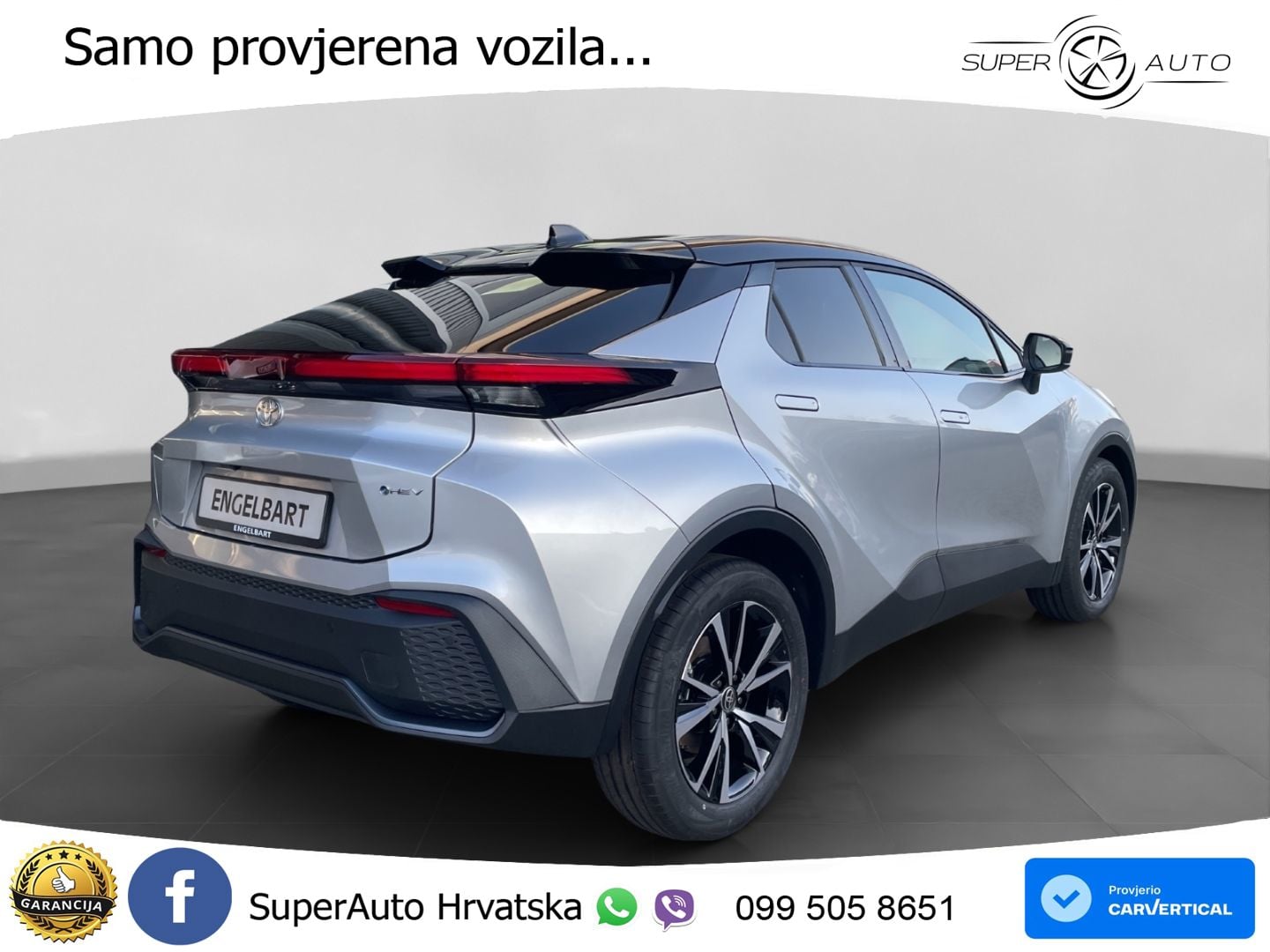 Toyota C-HR 1.8 (140 KS) Hybrid e-CVT Teamplayer LED+GR SJED+ACC