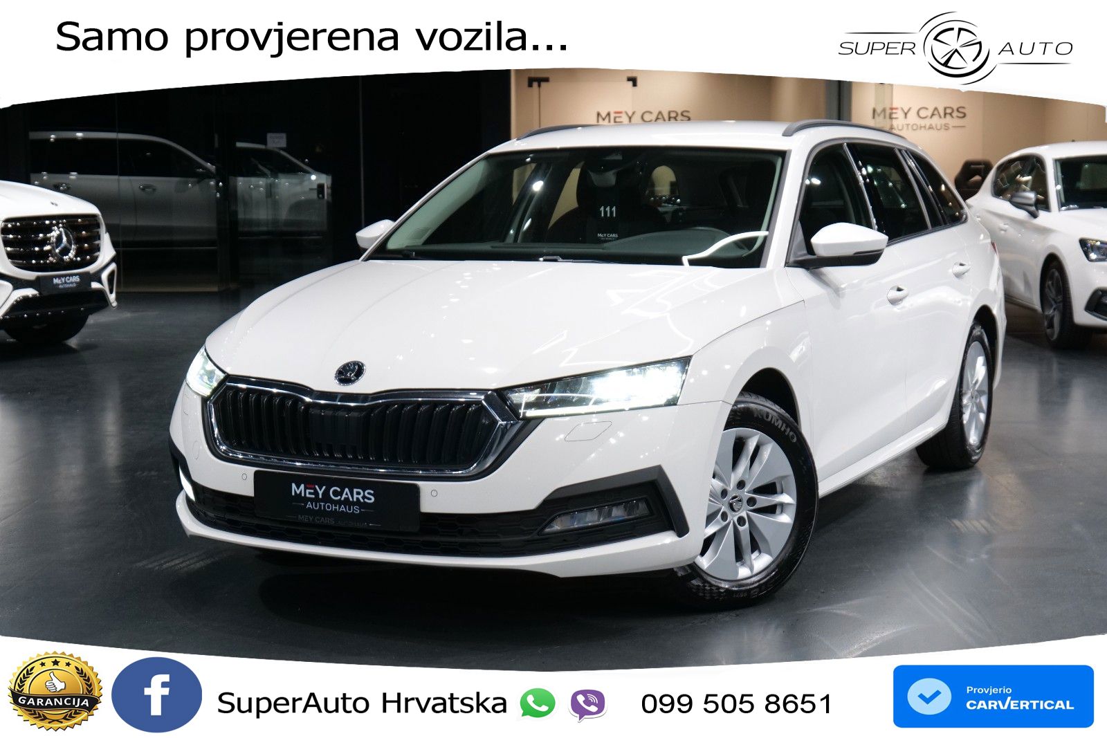 Škoda Octavia Combi 2.0 TDI (150 KS) DSG LED+GR SJED+ACC