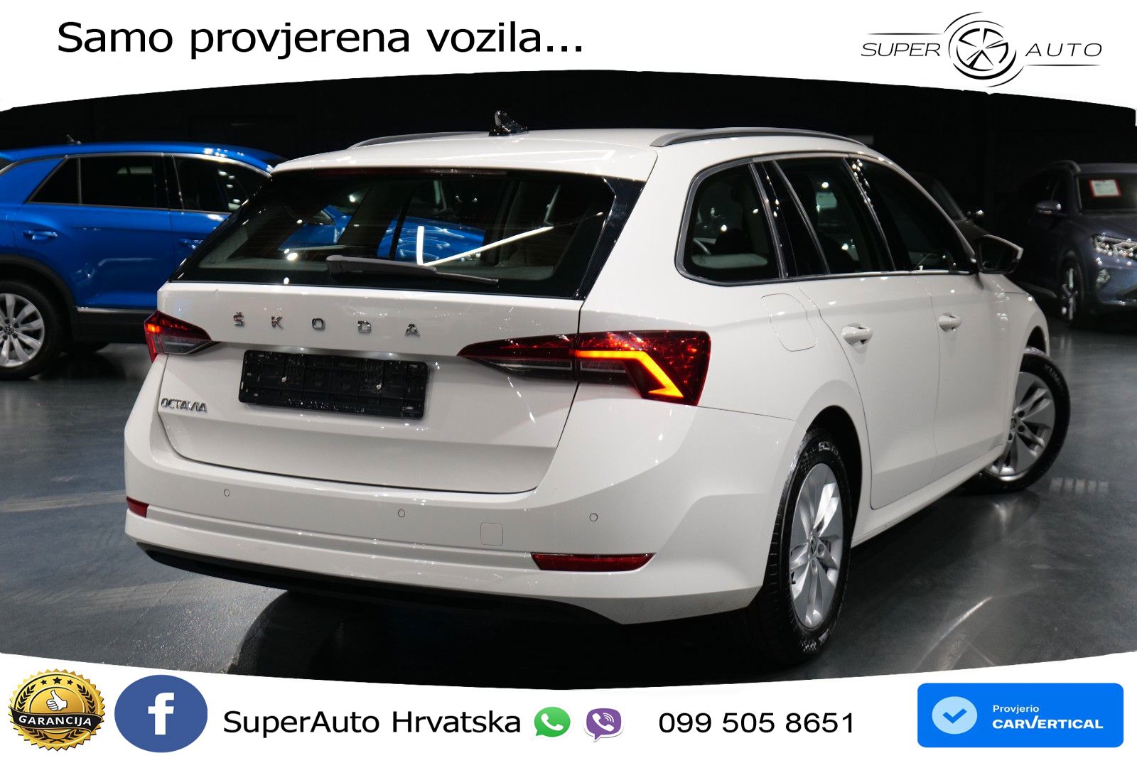 Škoda Octavia Combi 2.0 TDI (150 KS) DSG LED+GR SJED+ACC