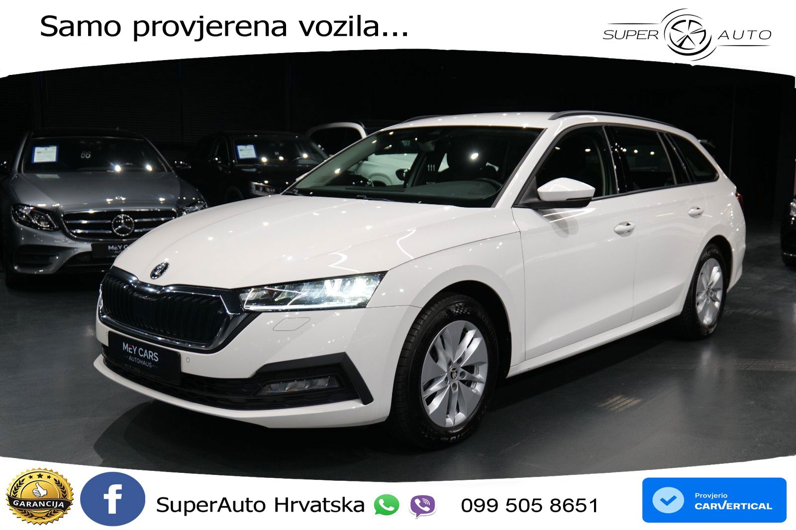 Škoda Octavia Combi 2.0 TDI (150 KS) DSG LED+GR SJED+ACC