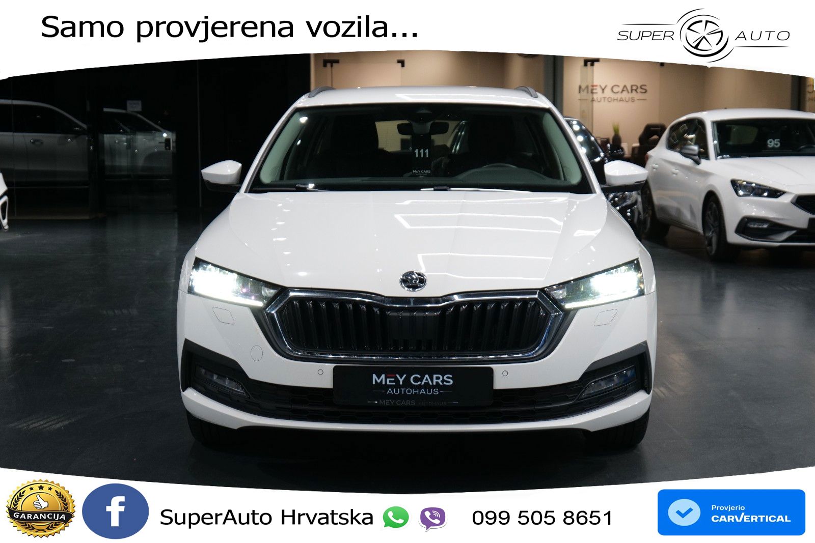 Škoda Octavia Combi 2.0 TDI (150 KS) DSG LED+GR SJED+ACC