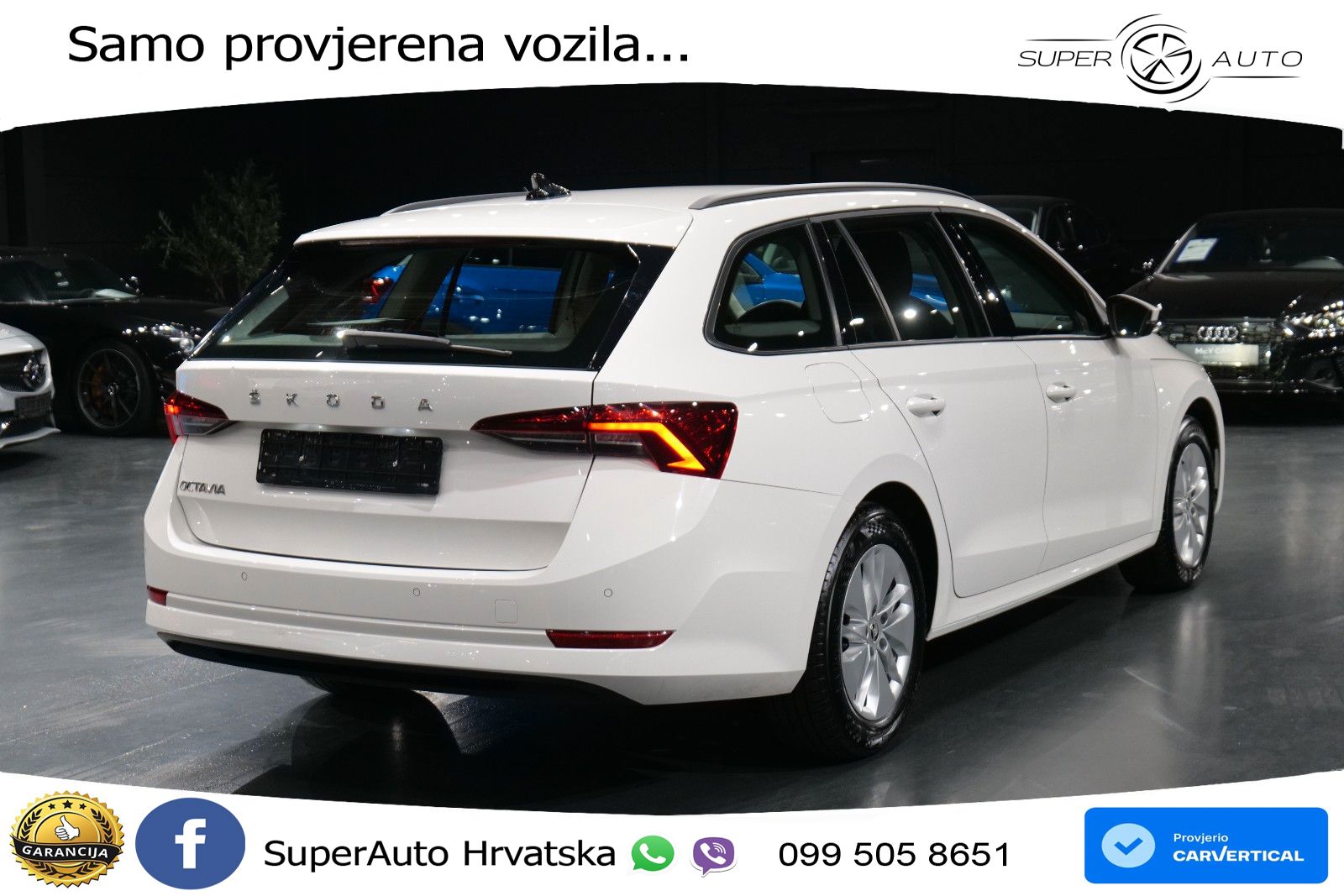Škoda Octavia Combi 2.0 TDI (150 KS) DSG LED+GR SJED+ACC
