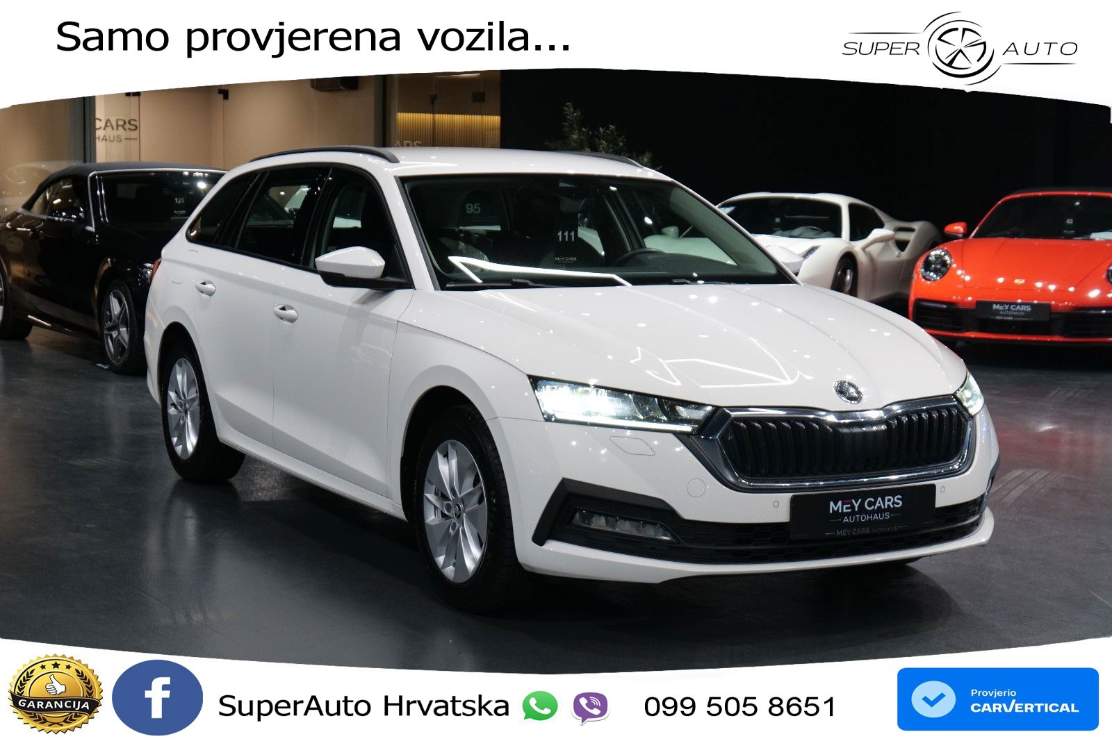 Škoda Octavia Combi 2.0 TDI (150 KS) DSG LED+GR SJED+ACC