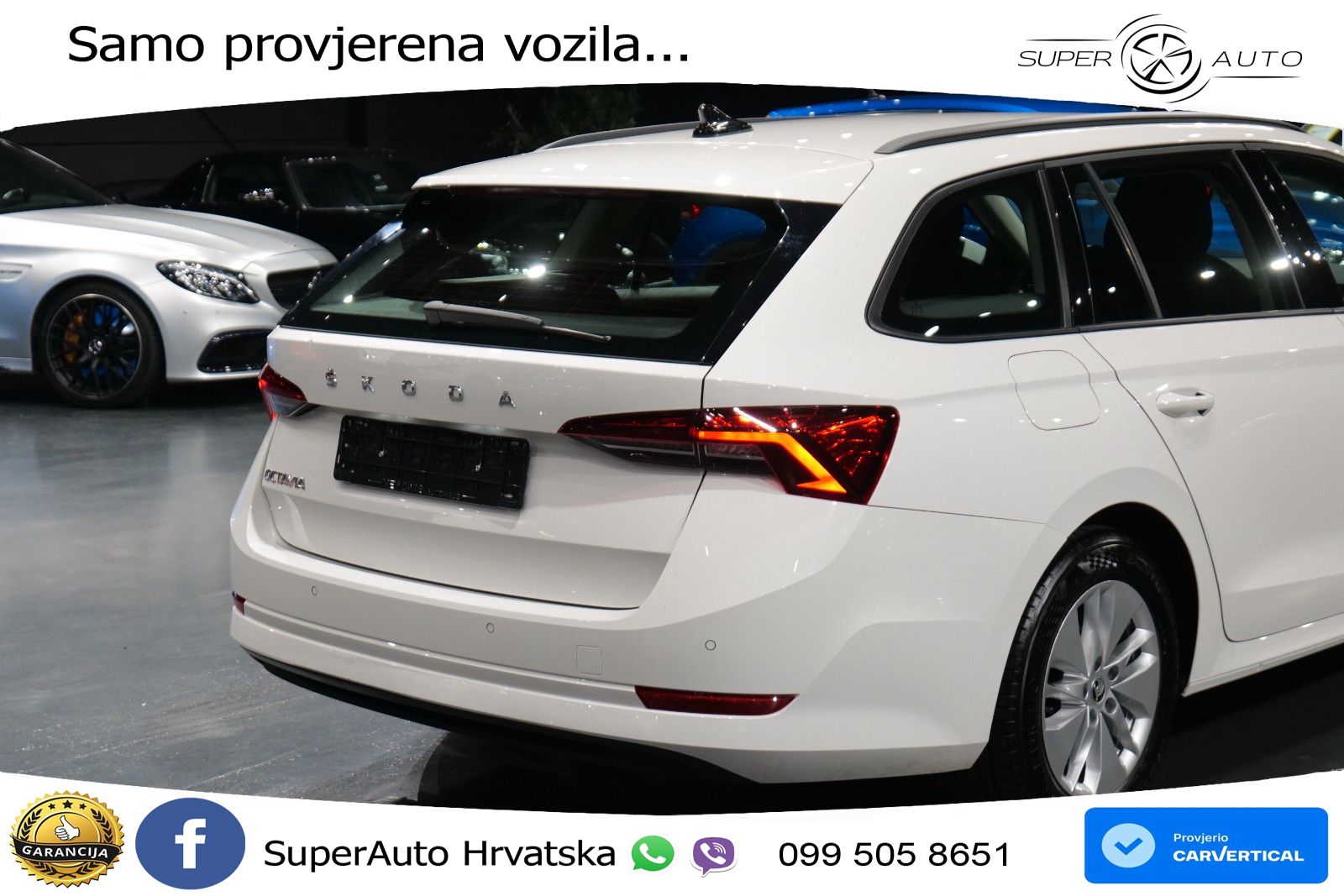Škoda Octavia Combi 2.0 TDI (150 KS) DSG LED+GR SJED+ACC