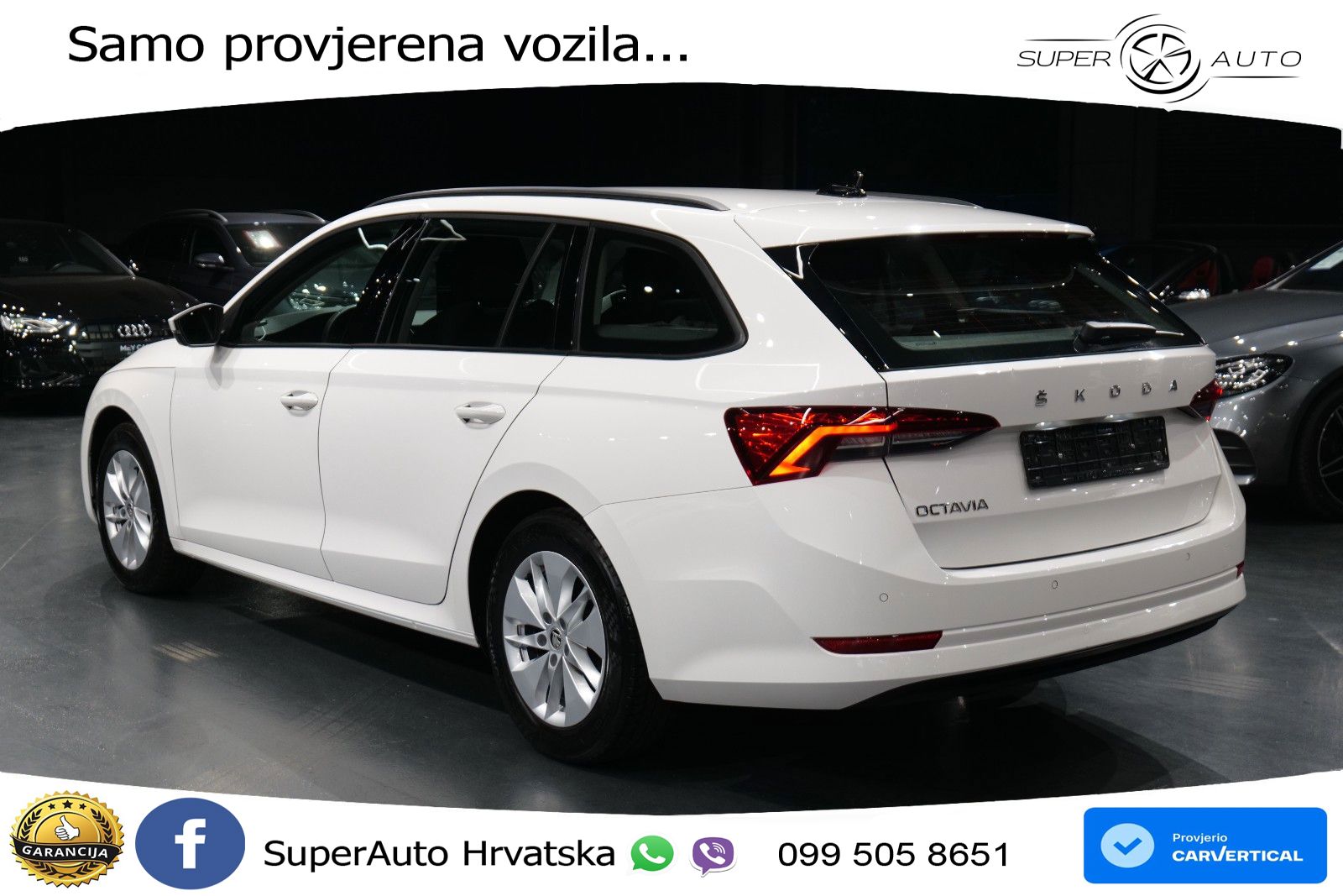 Škoda Octavia Combi 2.0 TDI (150 KS) DSG LED+GR SJED+ACC