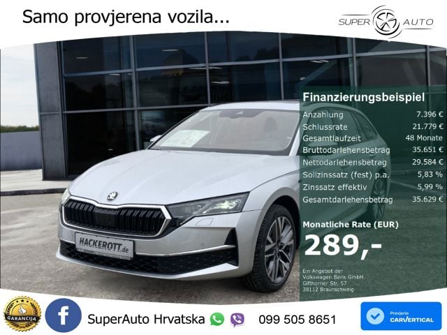 Škoda Octavia Combi 2.0 TDI (150 KS) DSG LED+GR SJED+ACC