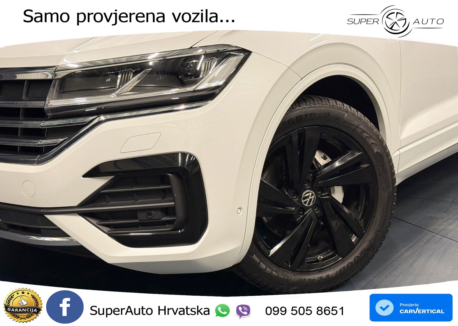 Volkswagen Touareg 3.0 V6 TDI (231 KS) 4MOTION Tiptronic R-Line ZRAČNI+ACC+4xGR SJED+KAM