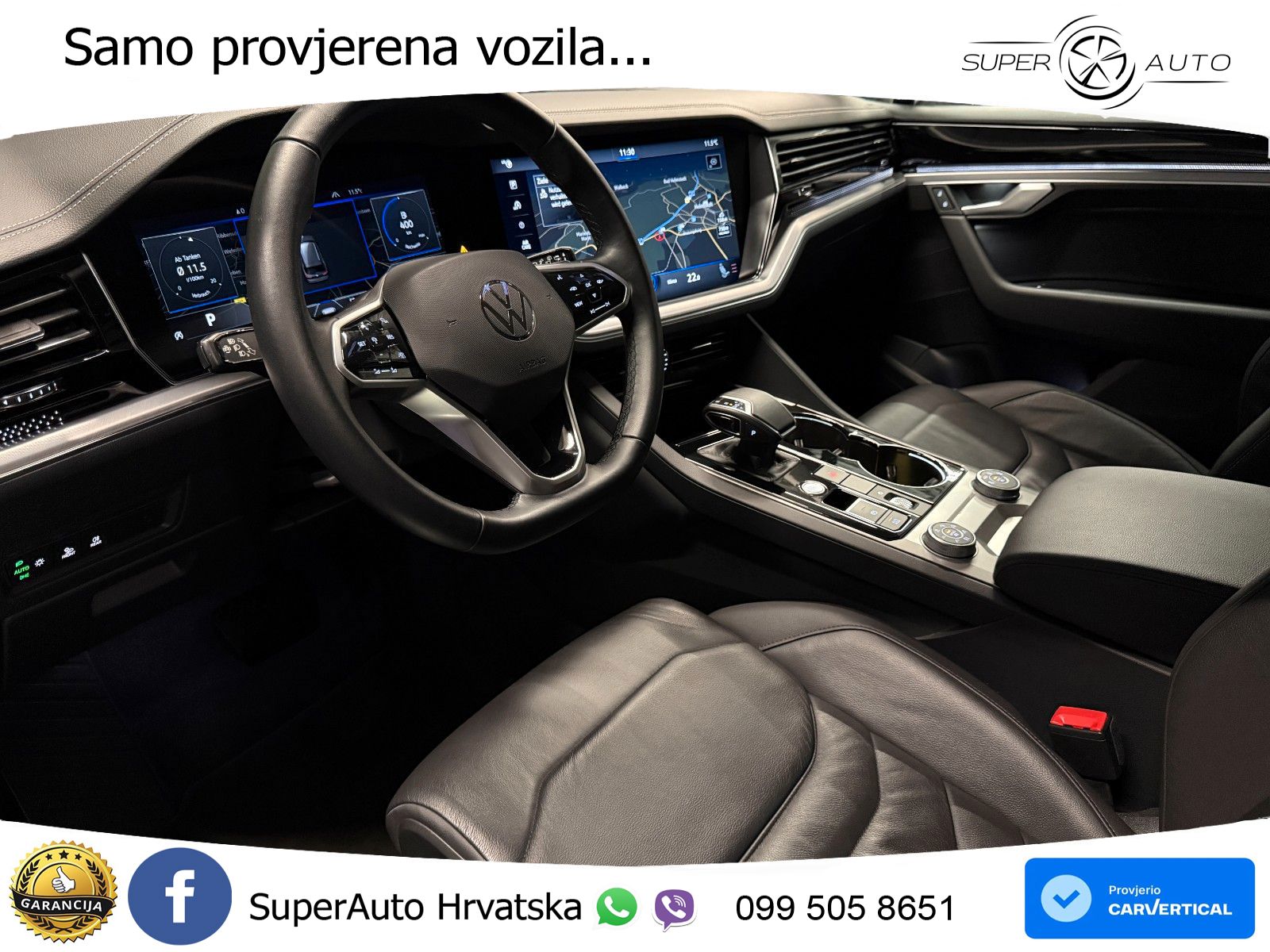 Volkswagen Touareg 3.0 V6 TDI (231 KS) 4MOTION Tiptronic R-Line ZRAČNI+ACC+4xGR SJED+KAM