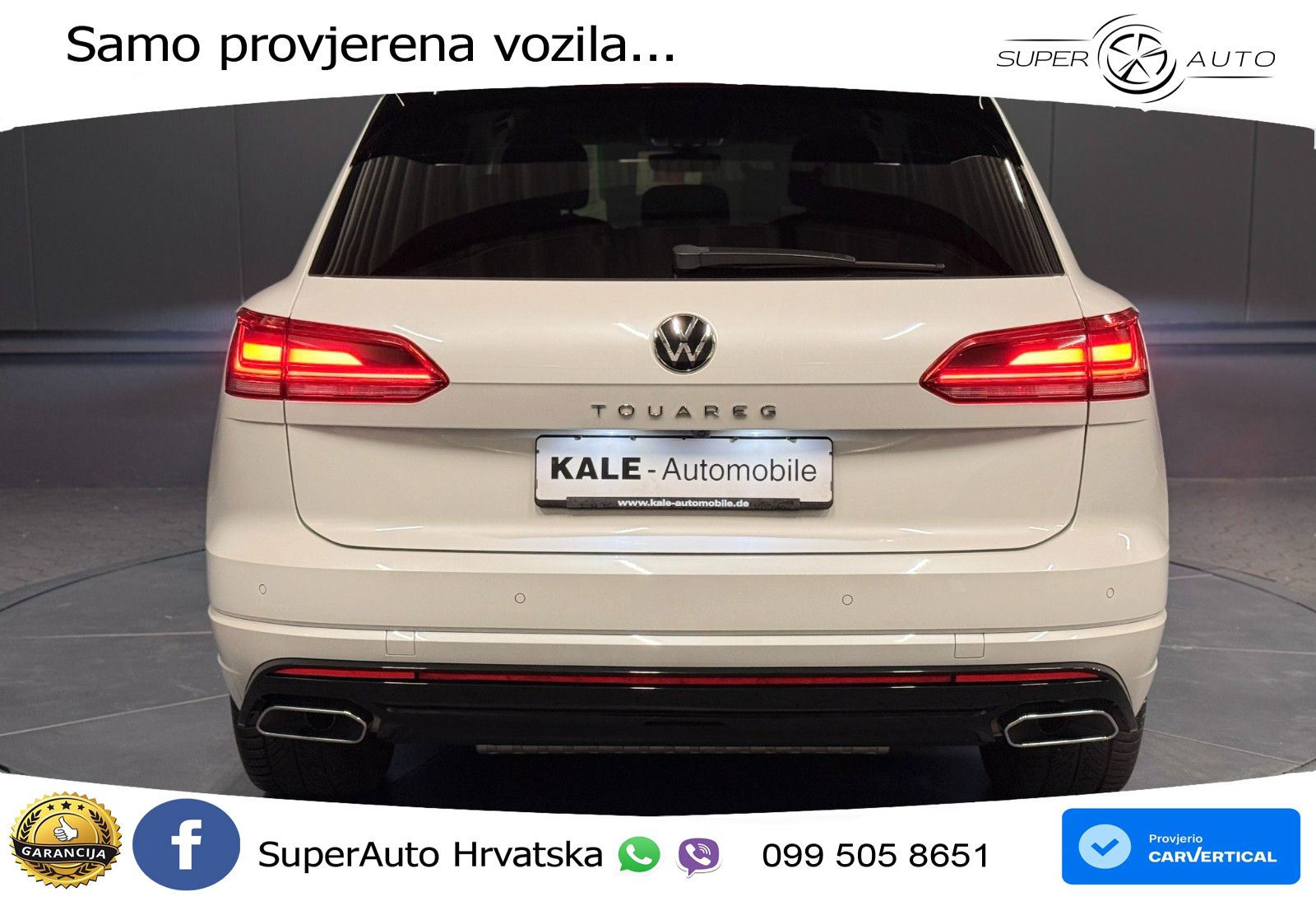 Volkswagen Touareg 3.0 V6 TDI (231 KS) 4MOTION Tiptronic R-Line ZRAČNI+ACC+4xGR SJED+KAM
