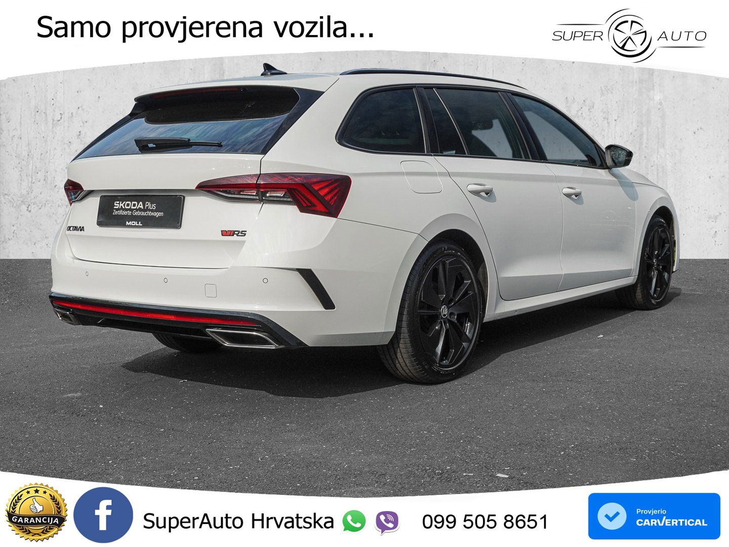 Škoda Octavia Combi RS 2.0 TDI (200 KS) 4x4 DSG LED+GR SJED+ACC