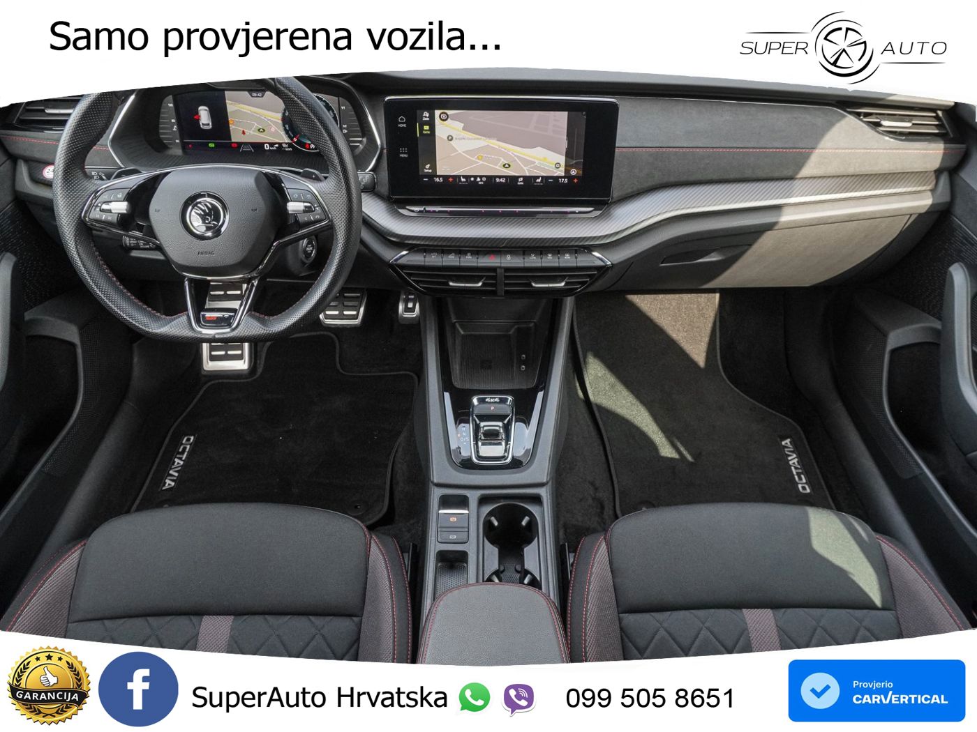 Škoda Octavia Combi RS 2.0 TDI (200 KS) 4x4 DSG LED+GR SJED+ACC