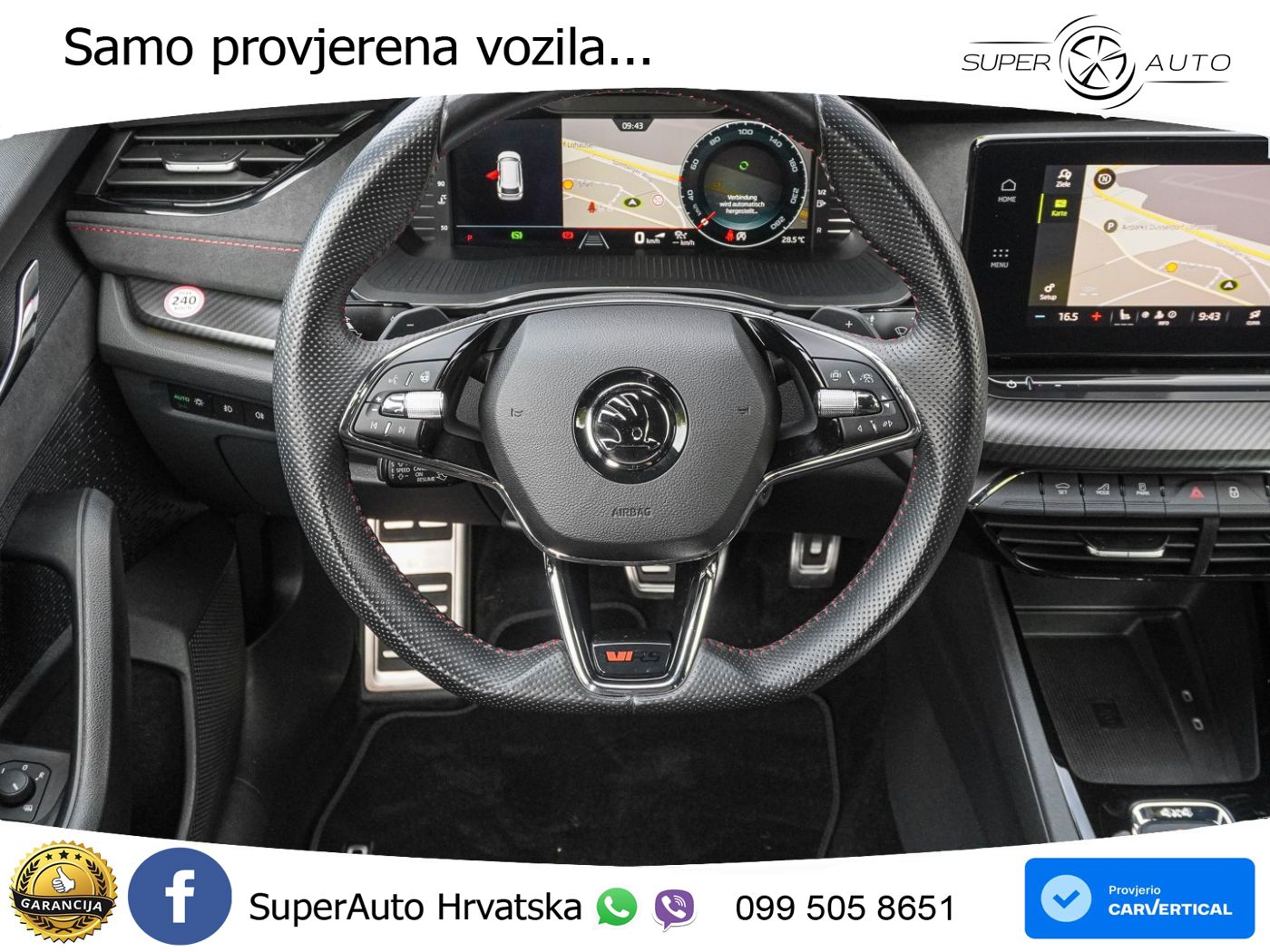 Škoda Octavia Combi RS 2.0 TDI (200 KS) 4x4 DSG LED+GR SJED+ACC