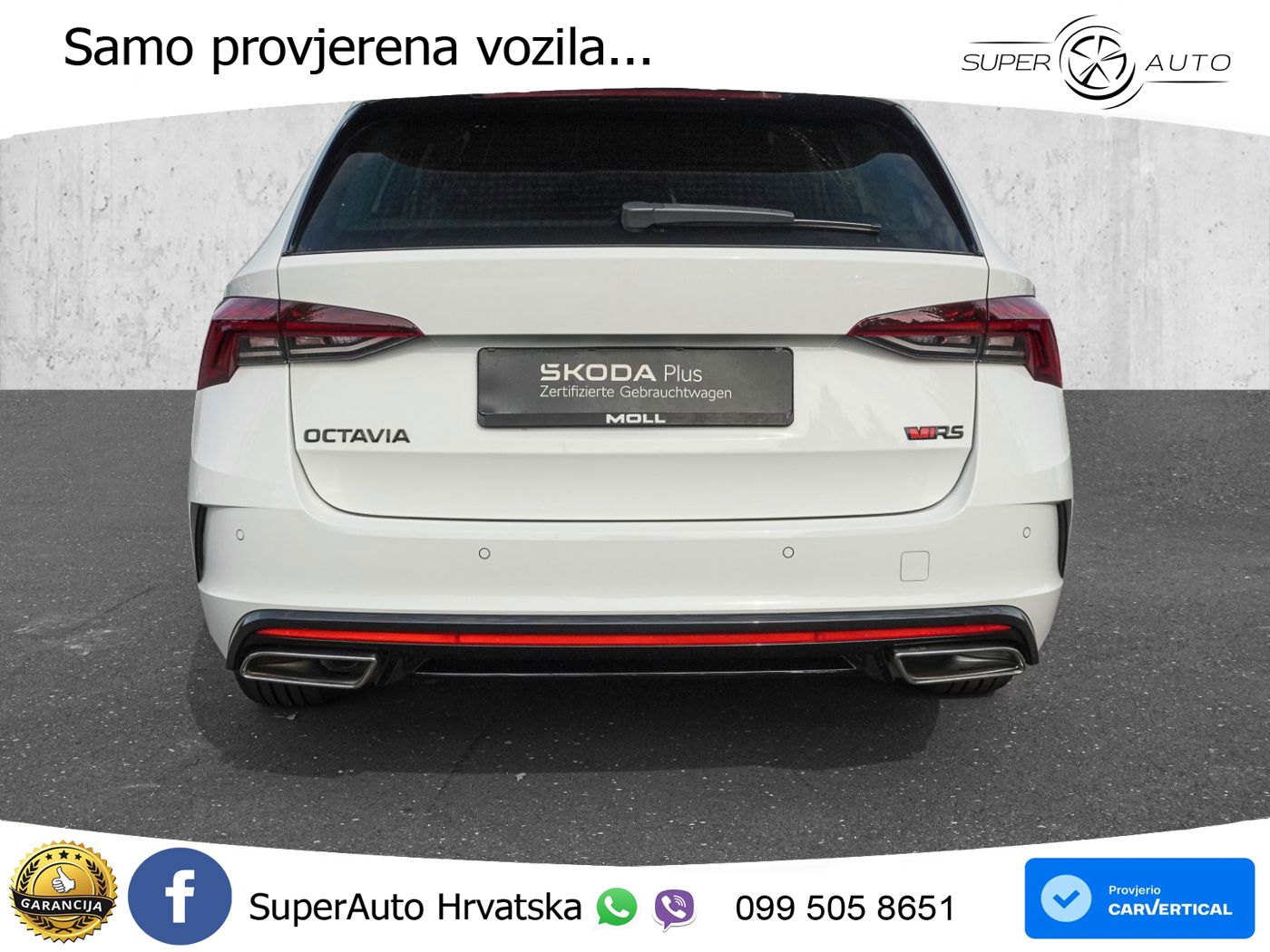 Škoda Octavia Combi RS 2.0 TDI (200 KS) 4x4 DSG LED+GR SJED+ACC