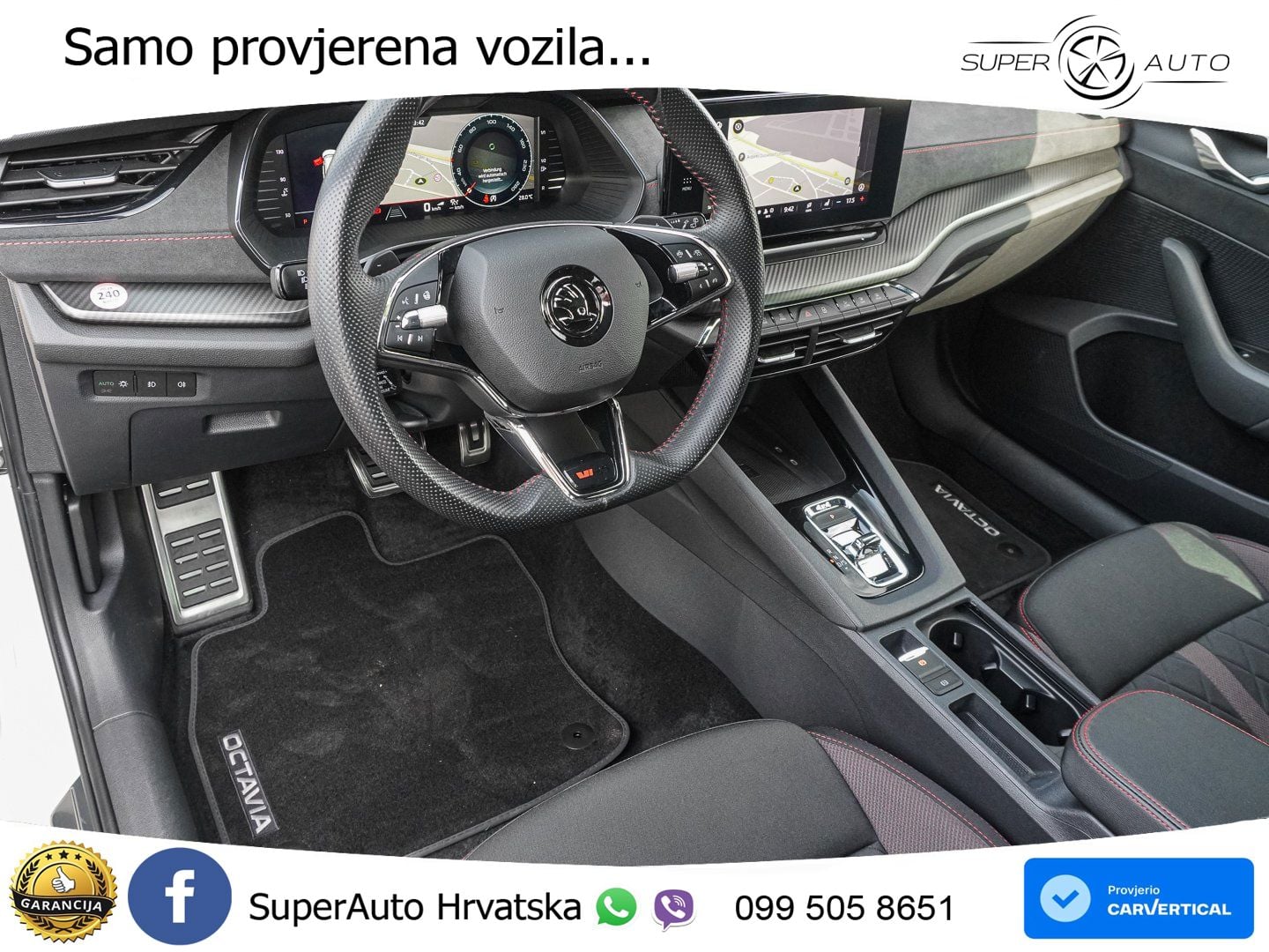 Škoda Octavia Combi RS 2.0 TDI (200 KS) 4x4 DSG LED+GR SJED+ACC