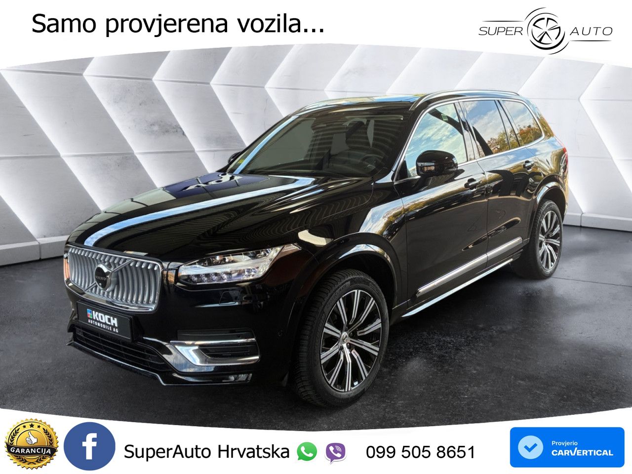 Volvo XC90 2.0 B5 Diesel AWD Automatic ACC+GR SJED+360+PANO