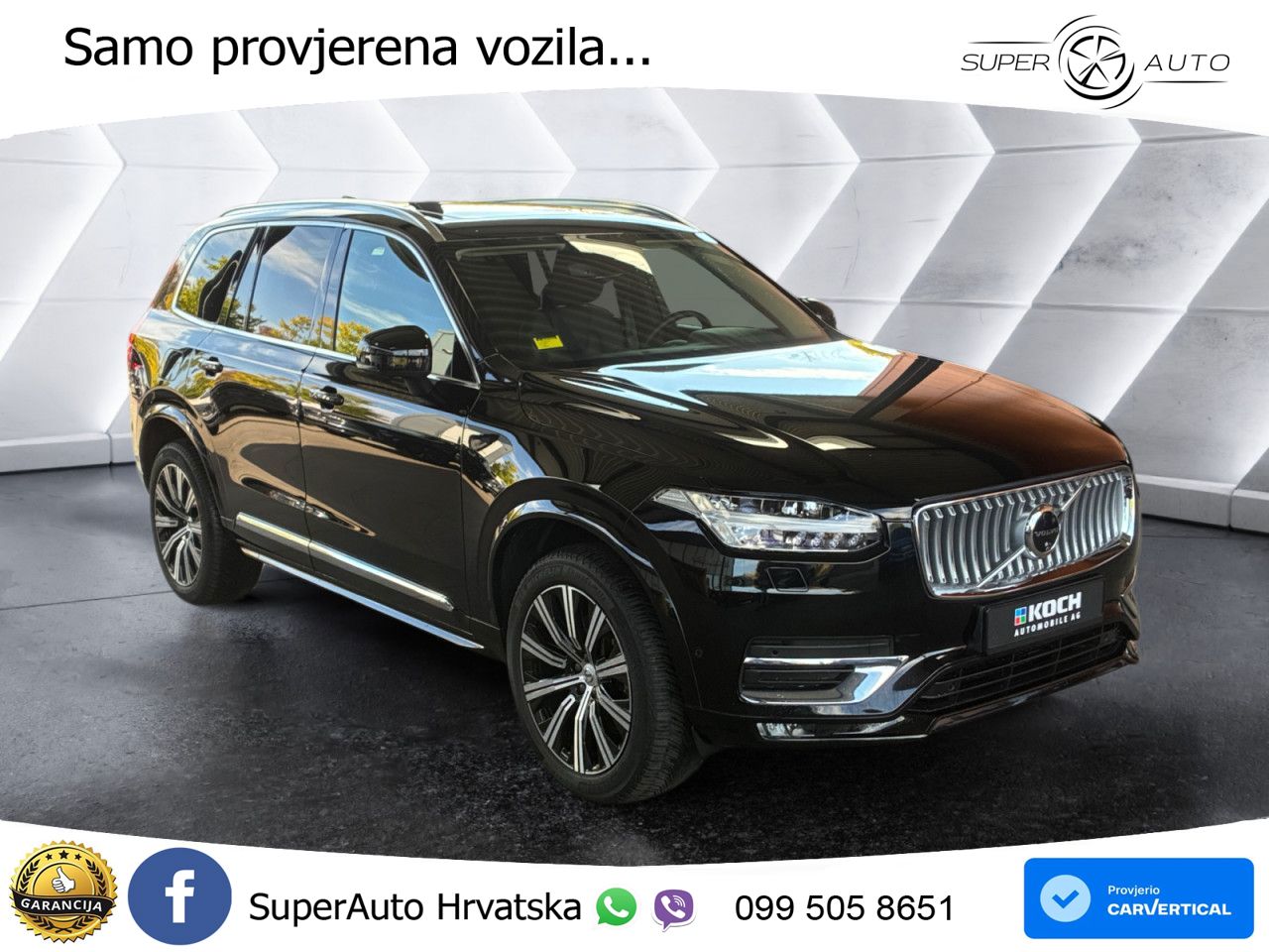 Volvo XC90 2.0 B5 Diesel AWD Automatic ACC+GR SJED+360+PANO