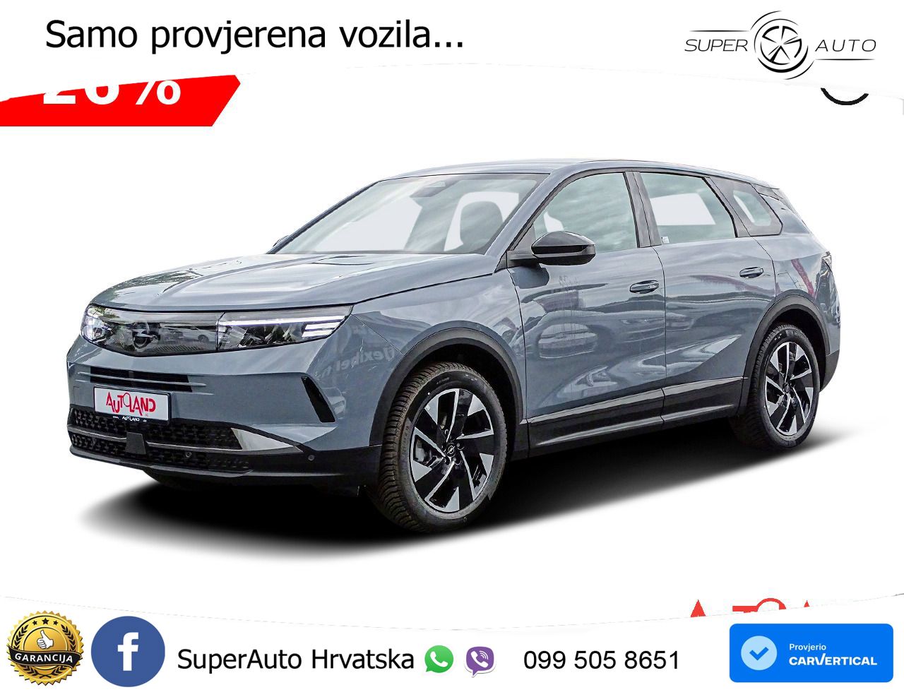 Opel Grandland 1.2 Turbo (145 KS) Hybrid eDCT LED+GR SJED+ACC