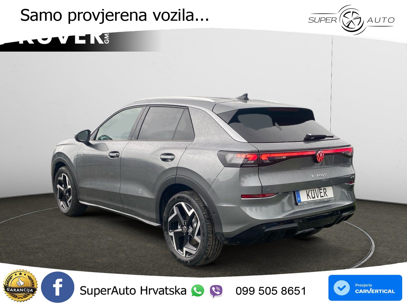 Volkswagen T-Roc 1.5 eTSI (150 KS)  DSG R-Line LED+GR SJED+ACC