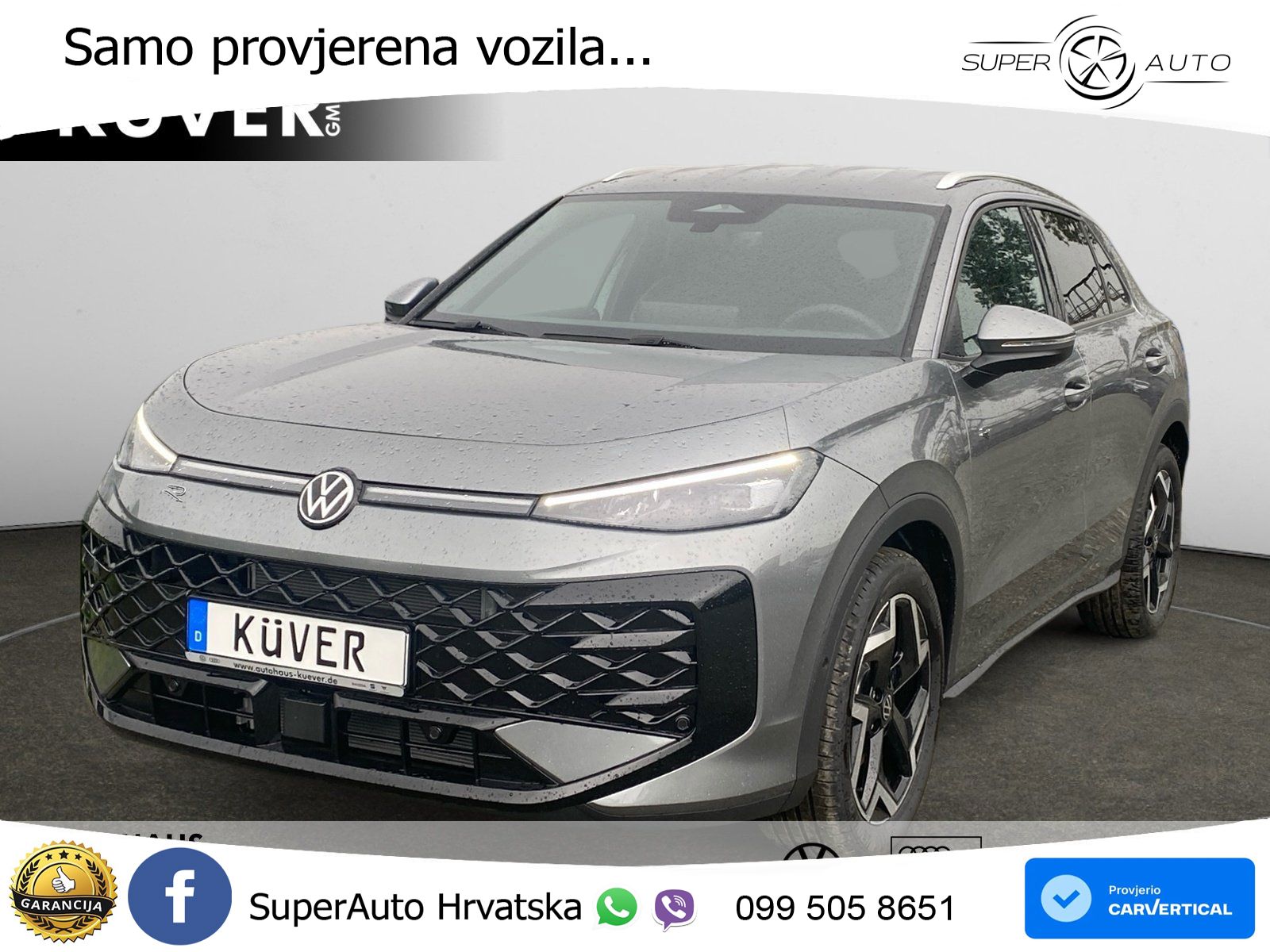 Volkswagen T-Roc 1.5 eTSI (150 KS)  DSG R-Line LED+GR SJED+ACC