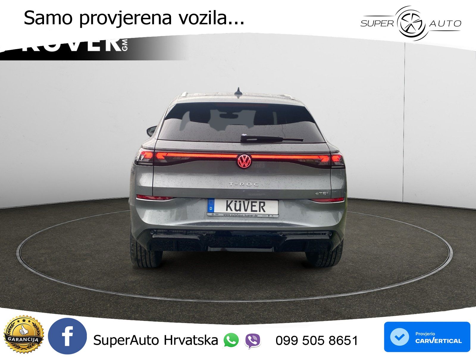 Volkswagen T-Roc 1.5 eTSI (150 KS)  DSG R-Line LED+GR SJED+ACC