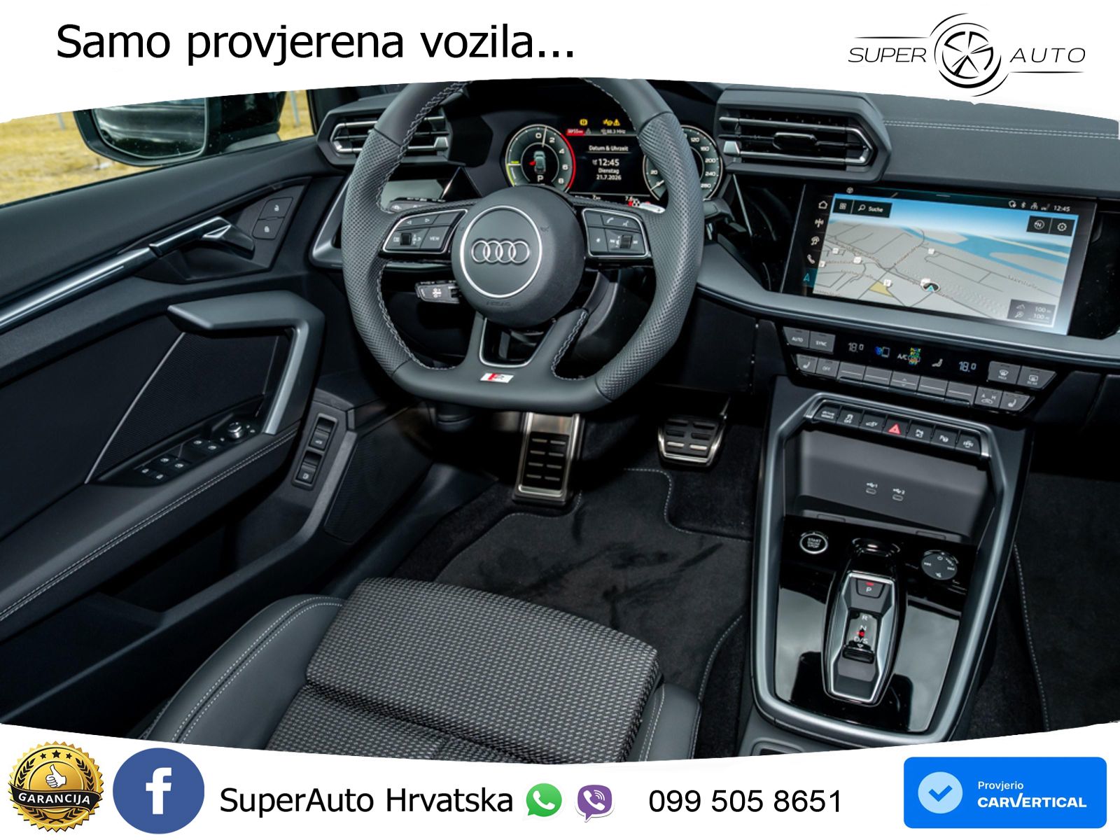 Audi A3 Sportback 40 TFSI (204 KS) quattro S tronic 2x S line LED+GR SJED+ACC