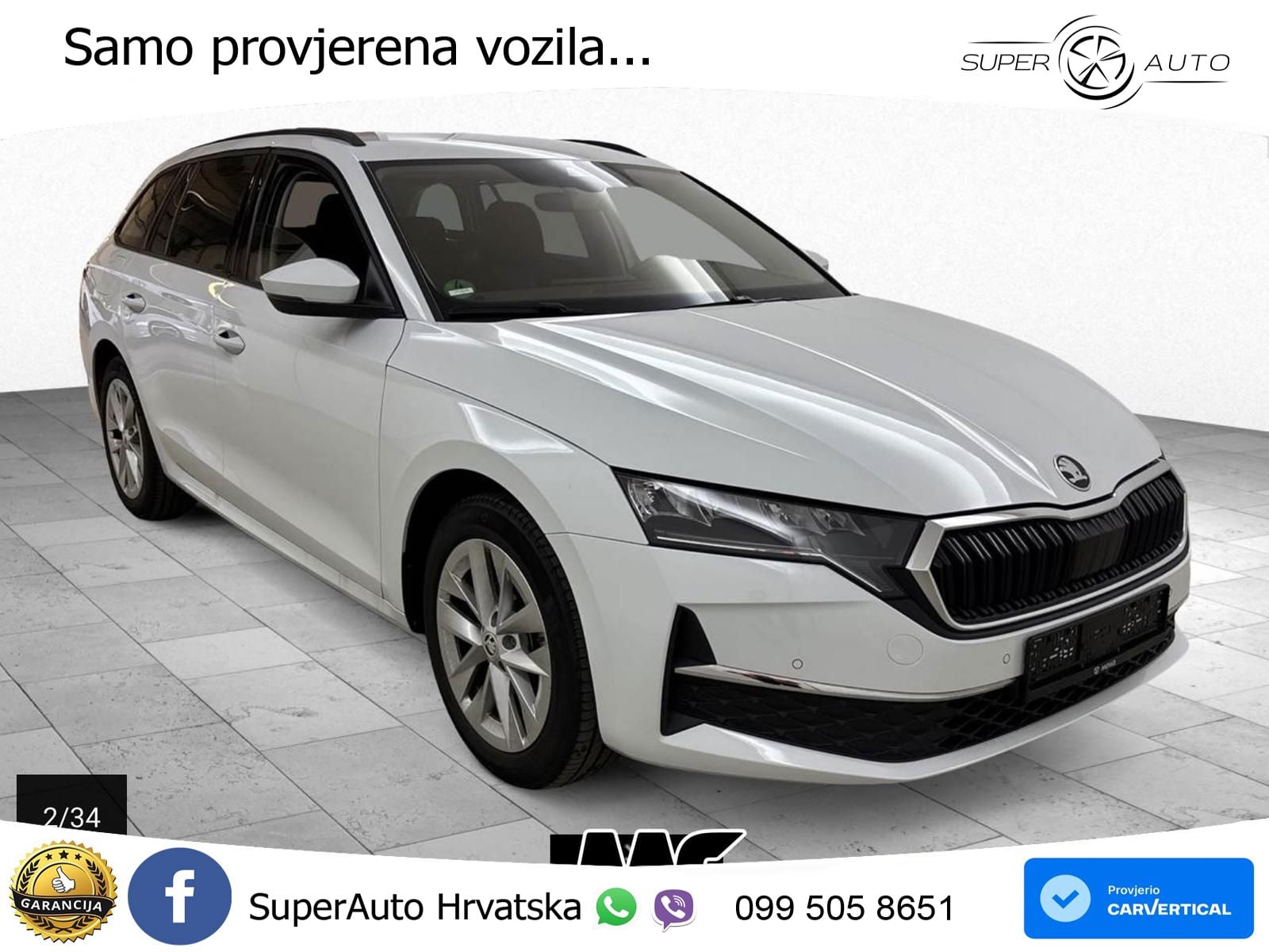 Škoda Octavia Combi 2.0 TDI (150 KS) DSG