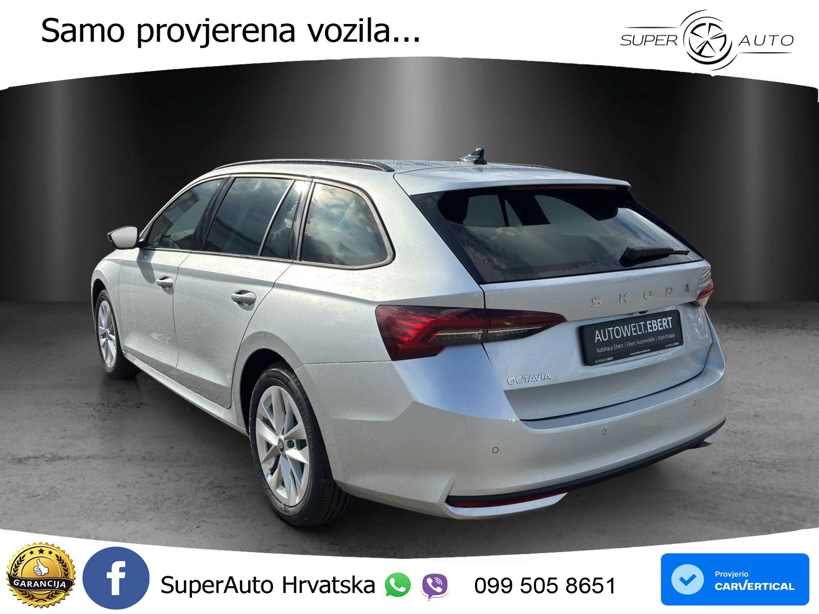 Škoda Octavia Combi 1.5 TSI (150 KS) DSG Selection LED+GR SJED+ACC