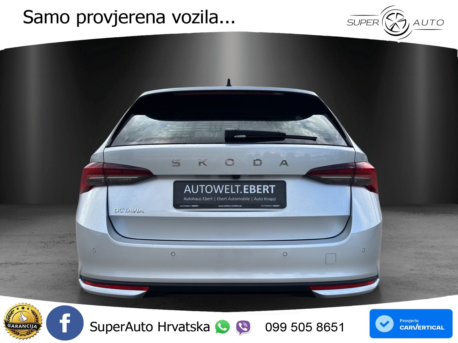 Škoda Octavia Combi 1.5 TSI (150 KS) DSG Selection LED+GR SJED+ACC