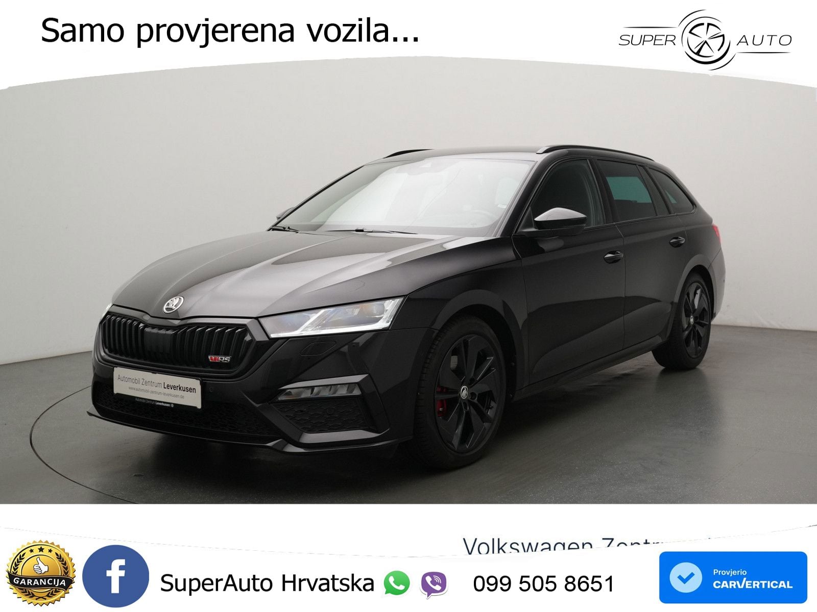 Škoda Octavia Combi RS 2.0 TDI (200 KS) DSG LED+GR SJED+ACC