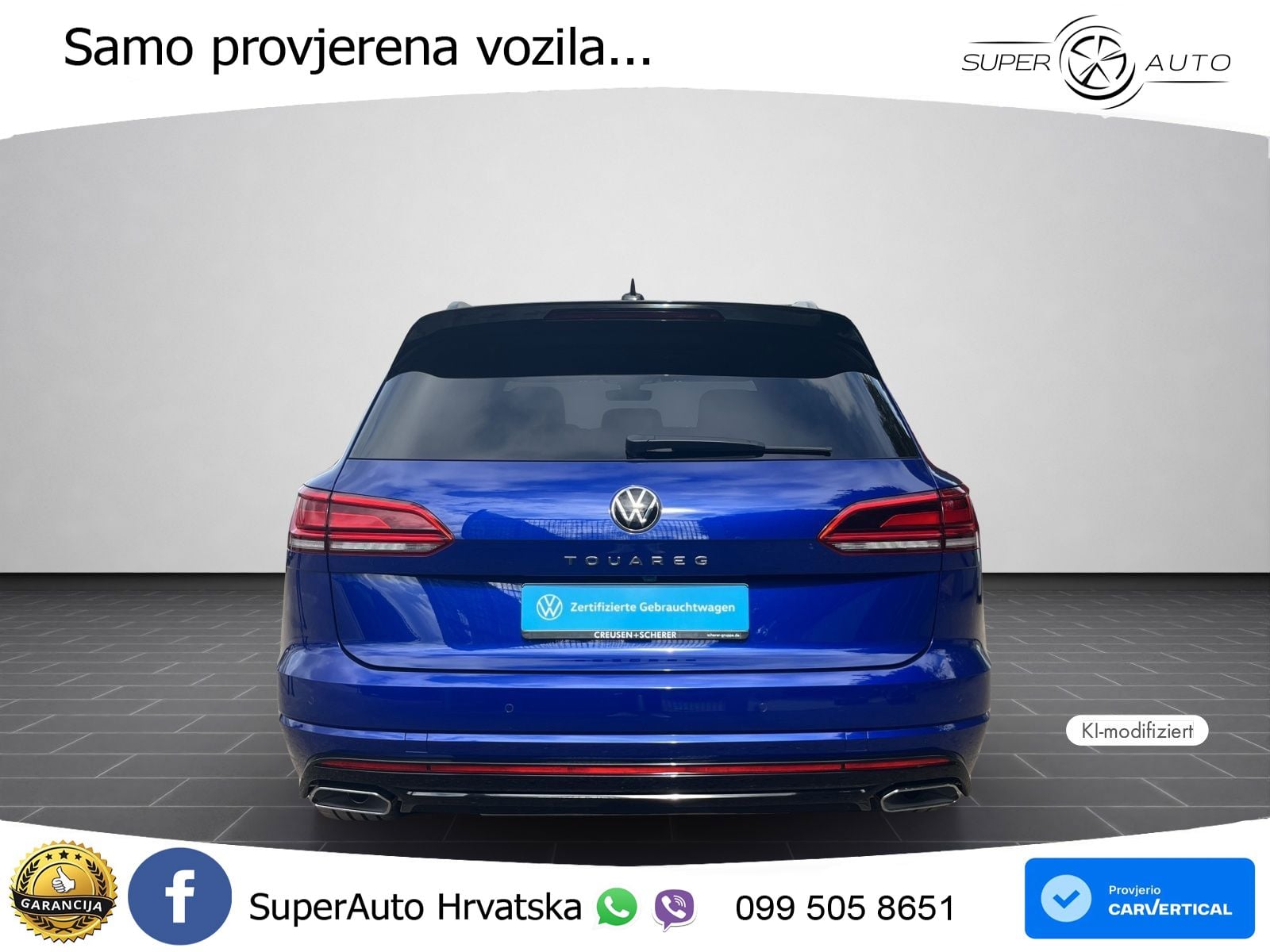 Volkswagen Touareg 3.0 V6 TDI (286 KS) 4MOTION Tiptronic R-Line ZRAČNI+ACC+GR SJED+KAM