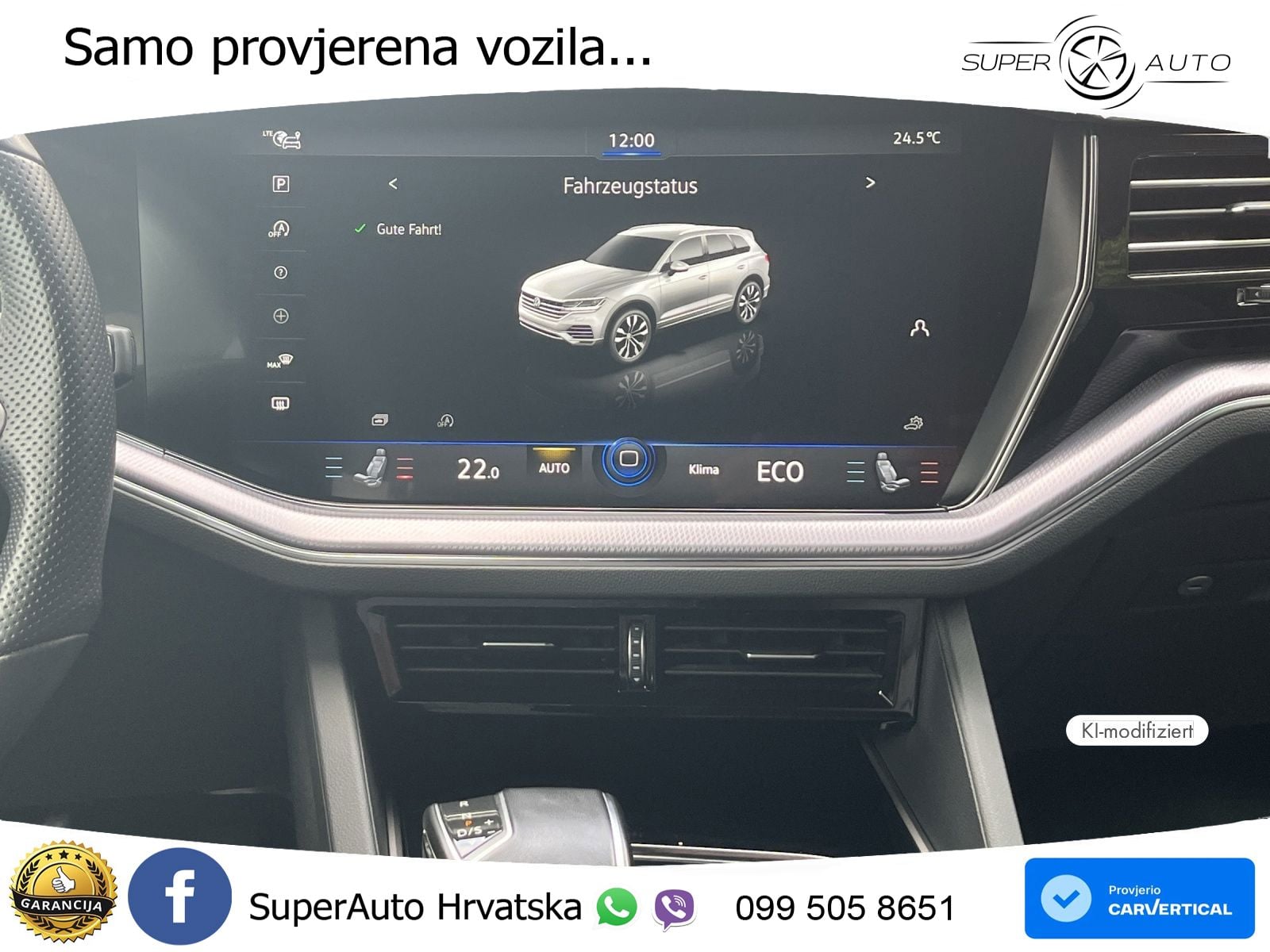 Volkswagen Touareg 3.0 V6 TDI (286 KS) 4MOTION Tiptronic R-Line ZRAČNI+ACC+GR SJED+KAM