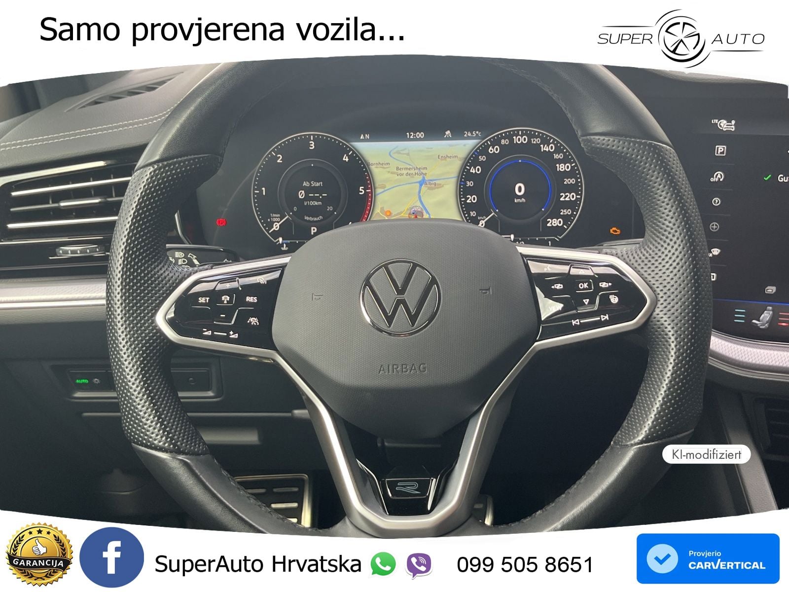 Volkswagen Touareg 3.0 V6 TDI (286 KS) 4MOTION Tiptronic R-Line ZRAČNI+ACC+GR SJED+KAM