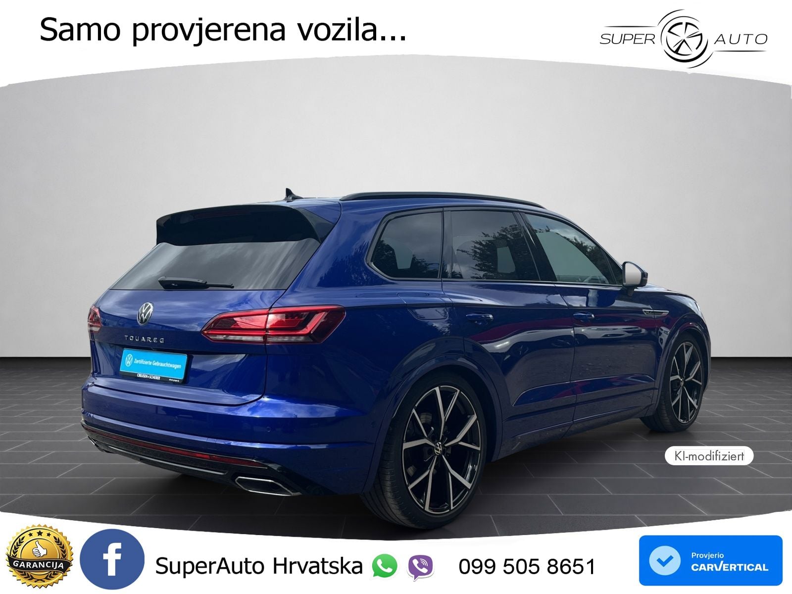 Volkswagen Touareg 3.0 V6 TDI (286 KS) 4MOTION Tiptronic R-Line ZRAČNI+ACC+GR SJED+KAM