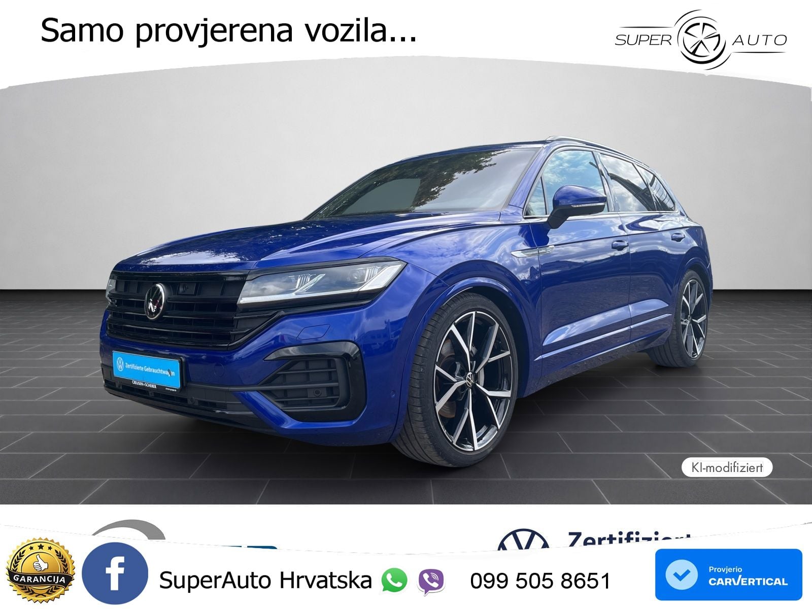 Volkswagen Touareg 3.0 V6 TDI (286 KS) 4MOTION Tiptronic R-Line ZRAČNI+ACC+GR SJED+KAM