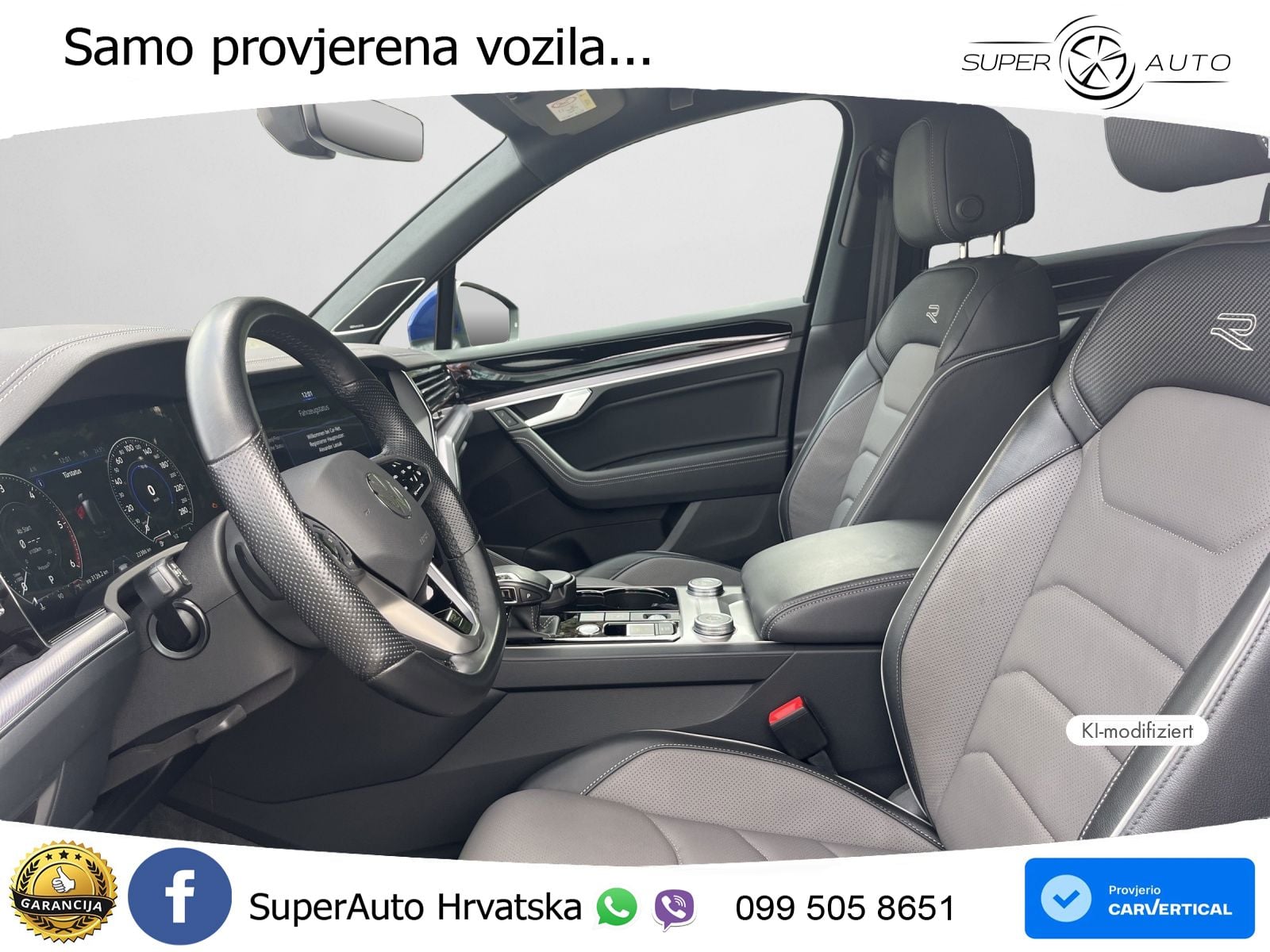 Volkswagen Touareg 3.0 V6 TDI (286 KS) 4MOTION Tiptronic R-Line ZRAČNI+ACC+GR SJED+KAM