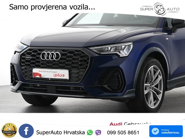 Audi Q3 II Sportback 40 TFSI (190 KS) quattro S tronic S line MATRIX+GR SJED+KAM