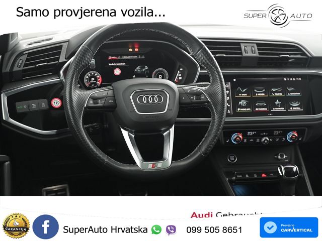 Audi Q3 II Sportback 40 TFSI (190 KS) quattro S tronic S line MATRIX+GR SJED+KAM