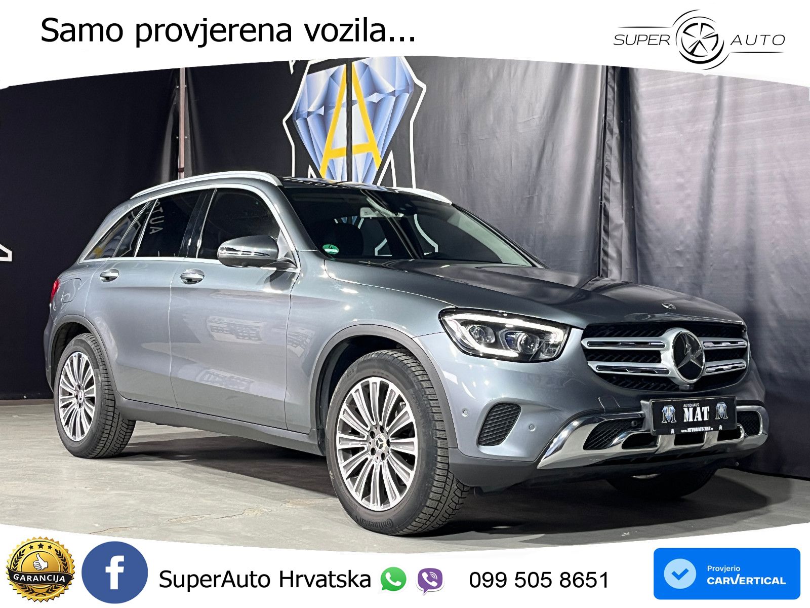 Mercedes GLC 220d (194 KS) 4MATIC G-TRONIC LED+GR SJED+ACC