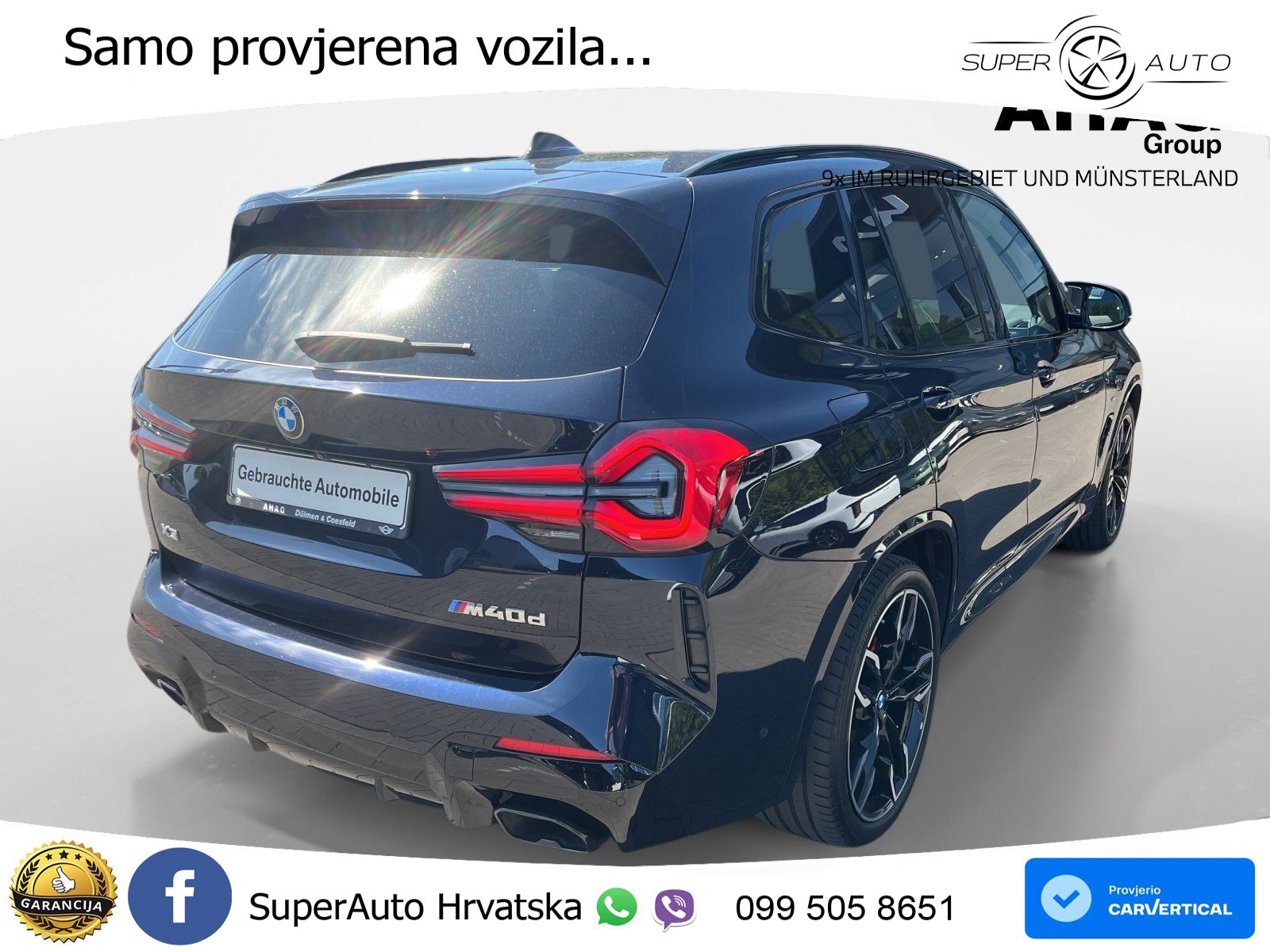 BMW X3 M40d xDrive Steptronic LED+GR SJED+ACC