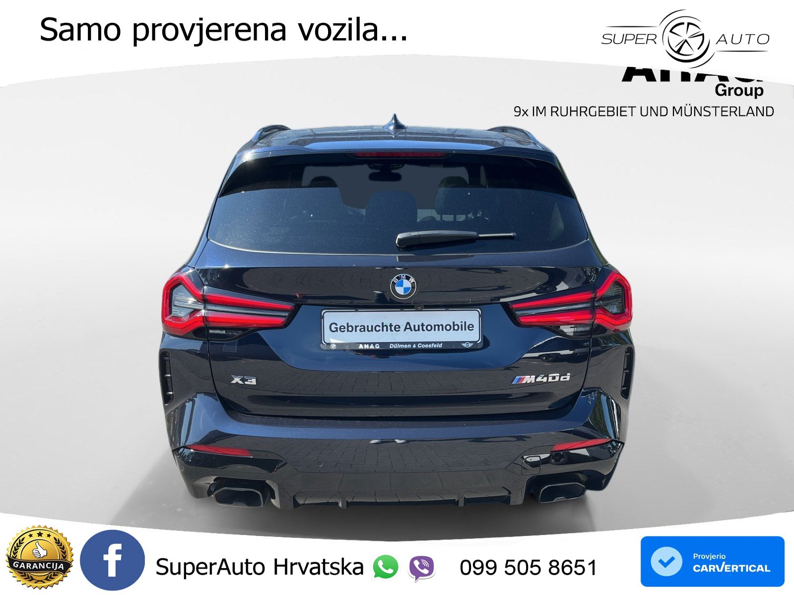 BMW X3 M40d xDrive Steptronic LED+GR SJED+ACC