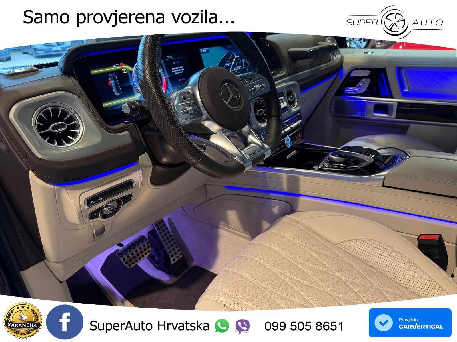 Mercedes AMG G 63 Long V8 (585 KS) 4MATIC 9G-TRONIC AMG SPEEDSHIFT TCT