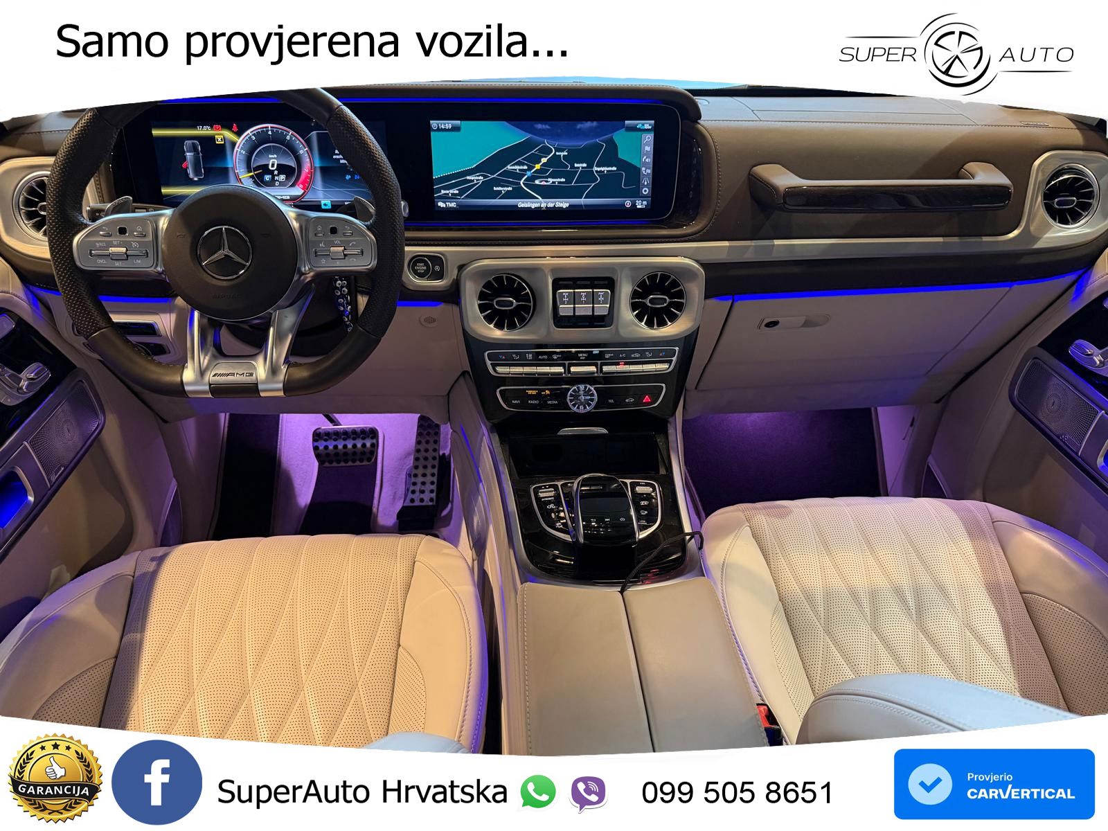 Mercedes AMG G 63 Long V8 (585 KS) 4MATIC 9G-TRONIC AMG SPEEDSHIFT TCT