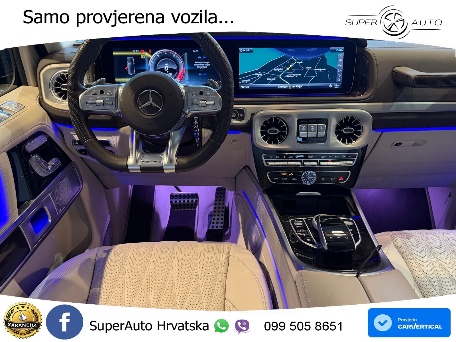Mercedes AMG G 63 Long V8 (585 KS) 4MATIC 9G-TRONIC AMG SPEEDSHIFT TCT