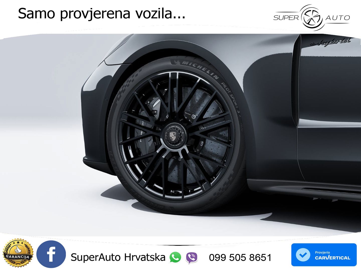 Porsche Panamera Turbo S 4.0 V8 (782 KS) E-Hybrid PDK ZRAČNI+ACC+GR SJED+KAM+PANO