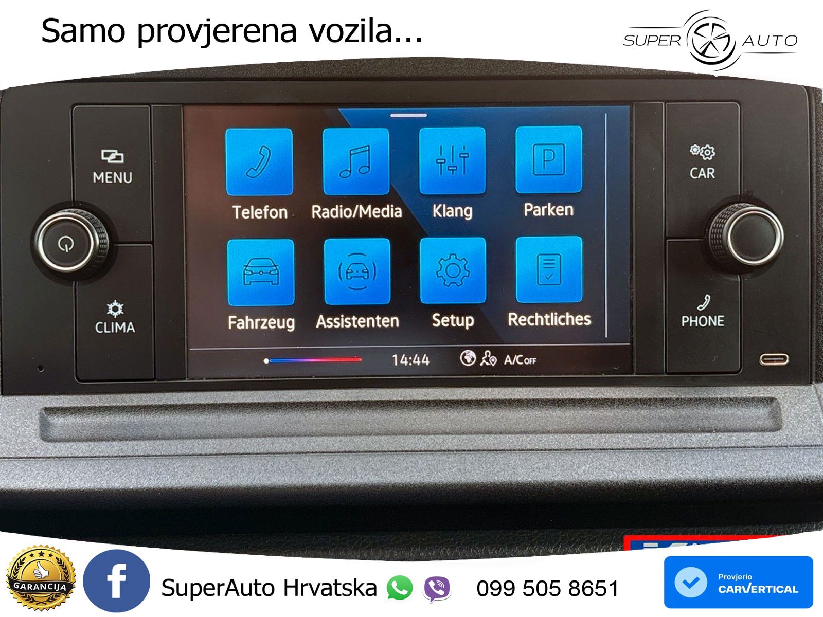 Volkswagen Caddy Cargo Kasten 2,0 TDI 6 Gang Schalter KR 102 KS
