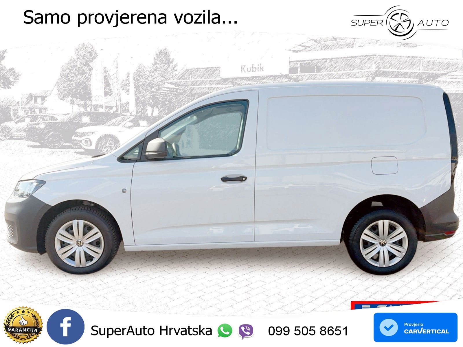 Volkswagen Caddy Cargo Kasten 2,0 TDI 6 Gang Schalter KR 102 KS
