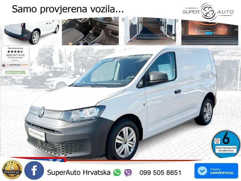Volkswagen Caddy Cargo Kasten 2,0 TDI 6 Gang Schalter KR 102 KS